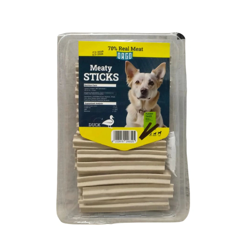 Orgo Meaty Sticks Dog Treats with Duck 500 gr