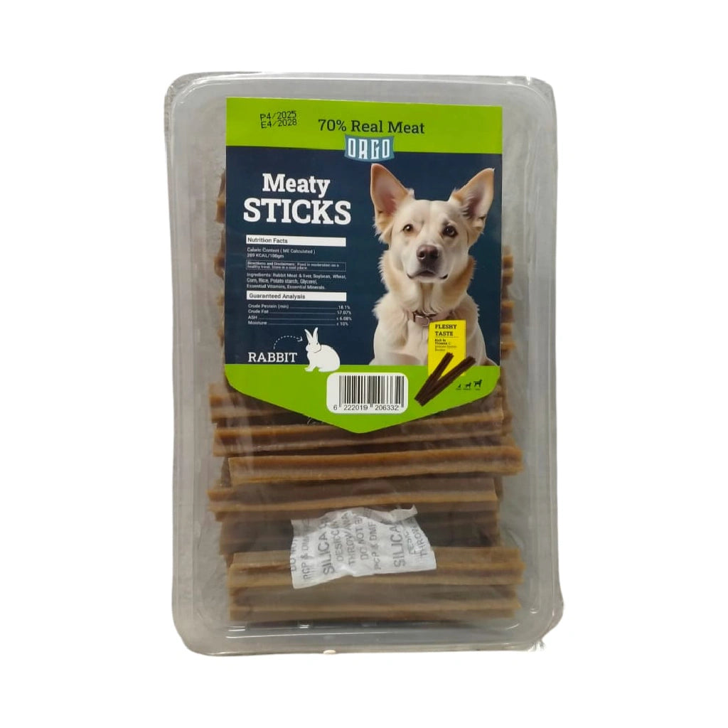 Orgo Meaty Sticks Dog Treats with Rabbit 500 gr