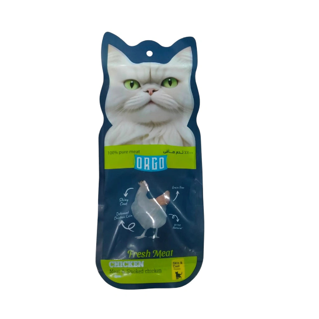 Orgo Treats with Smoked chicken for Adult Cats 3 pcs