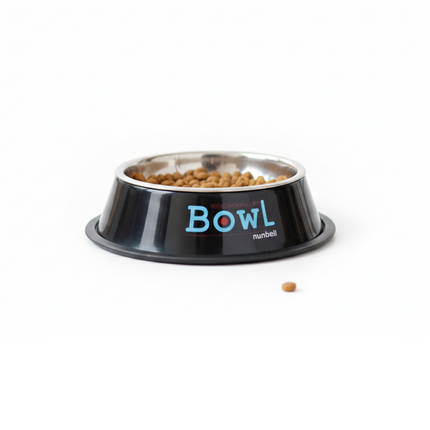 Nunbell Small Black Pet Bowl - Ziggy Pupps