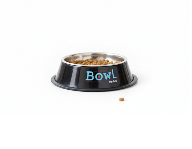 Nunbell Small Black Pet Bowl