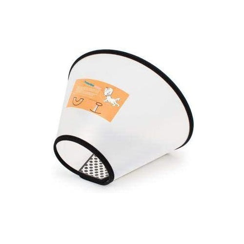 Covalent White 15 cm Protective Pet Collar