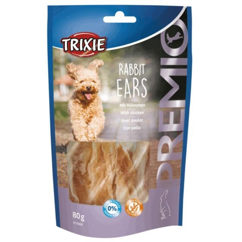 Trixie Rabbit Ear Dog Treats with Chicken 80 gr