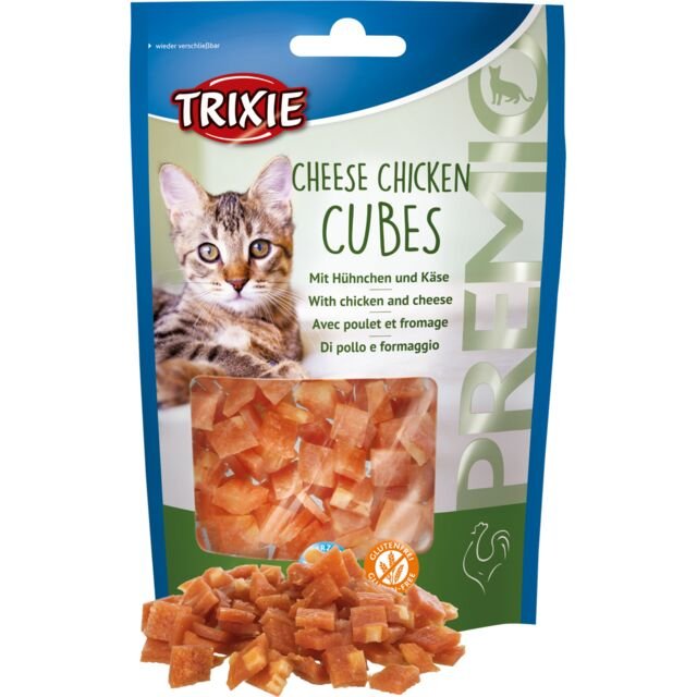 Trixie Cheese Chicken Cubes Cat Treats 50 gr