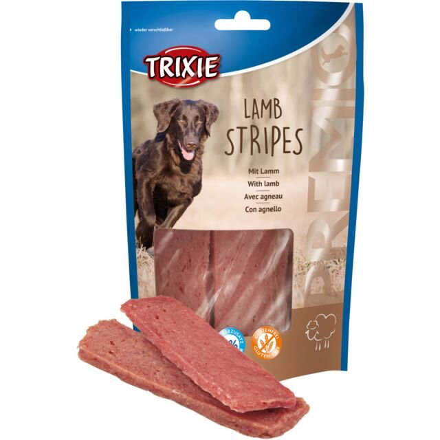 Trixie Stripes Dog Treats with Lamb 100 gr