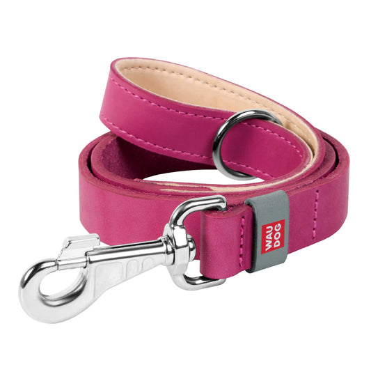 WAUDOG small to Large Pink Dog Leash 122 in 2 cm