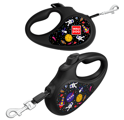 WAUDOG Retractable Large Leash With Unique Nasa Design