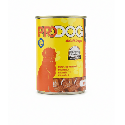 Pro Dog Adult Dog Food Chunks with Chicken in Gravy  Complete Wet Food 415g - Ziggy Pupps
