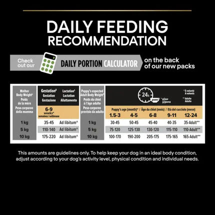 طعام جاف بورينا برو بلان ستارت بالدجاج للجراء من السلالات الصغيرة 3 كجم 