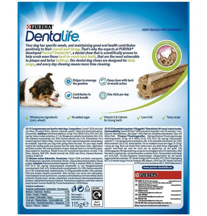 Purina DENTALIFE Dental Treats for Medium Dogs