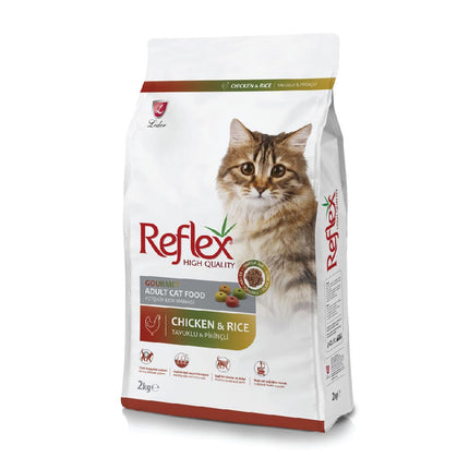 Reflex Gourmet dry food for Adult Cat with Chicken and Rice 15 Kg