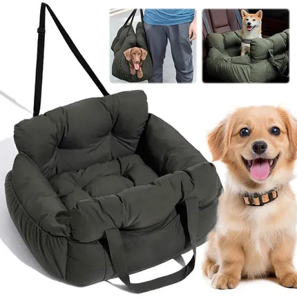 Washable Dog Car Seat with Safety Belt Pet Booster Seat for Small And Medium Dogs up to 7.5kg