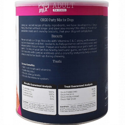 Orgo Party Mix Treats With Salmon 1 Kg