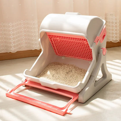 Naomi Semi automatic Cat Litter Box with Side Door