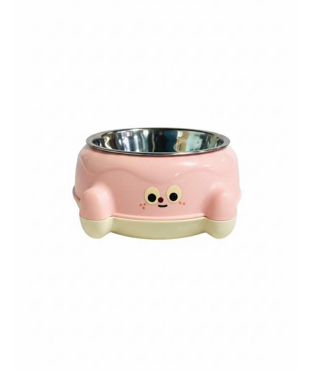 Stylish Multi Colored Cat And Dog Bowl With Non Slip Stickers 12 Mm - Ziggy Pupps