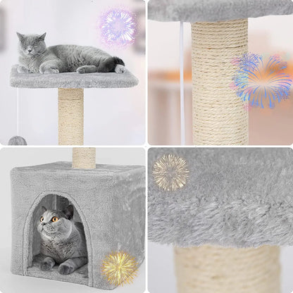 Cat Tree Platform With Indoor Scratches And Posts X small