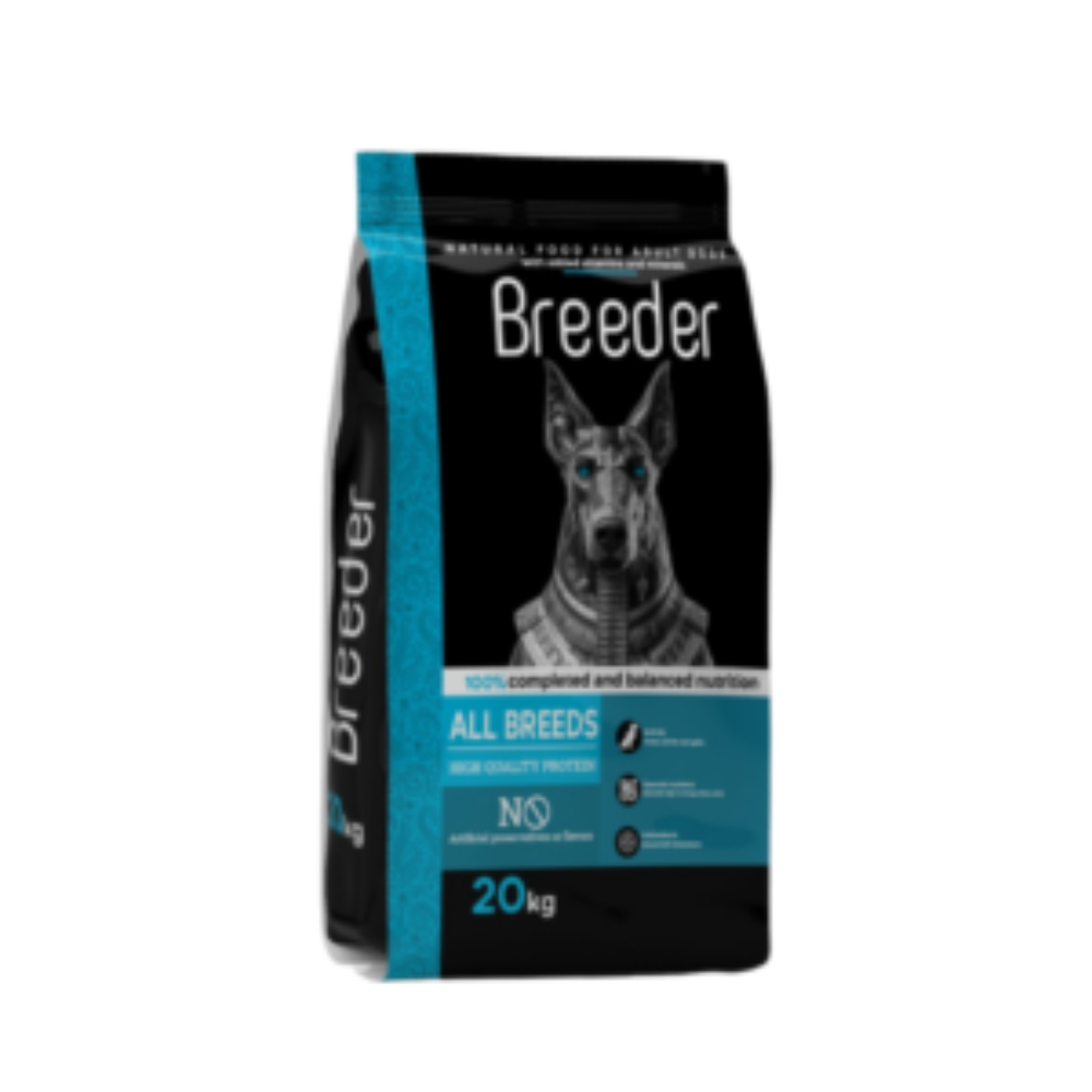 Breeder Natural dry Food For Adult Dog  20Kg