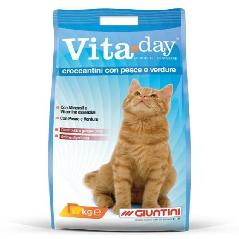 Vita Day Dry Food with Chicken and Vegetables for Sterilized Cats 1 kg