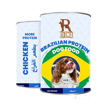 Rich wet Food for dog with Beef 400G