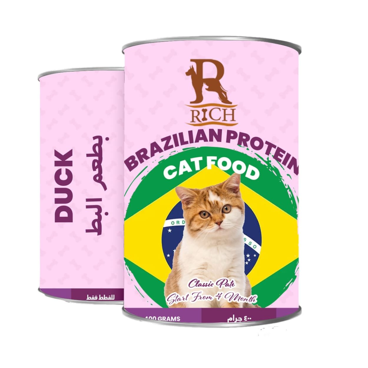 Rich wet Food for dog with Beef 400G