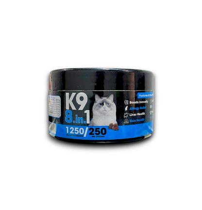 K9 Supplement For Cats multifunctional 8 in 1 60 Pcs buy One Get One Free