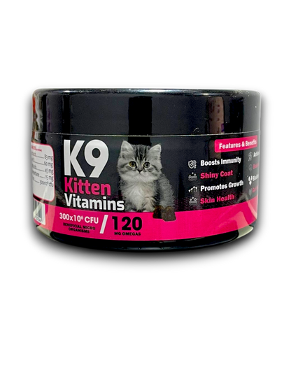 K9 Supplement For Cats Kitten 60 Pcs buy One Get One Free