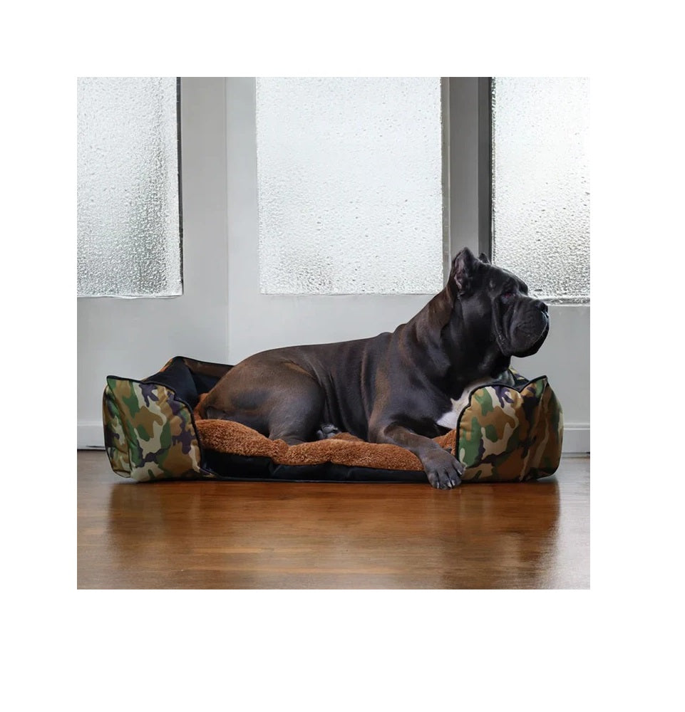 Dog moda Waterproof Bed army 95 in 75 cm
