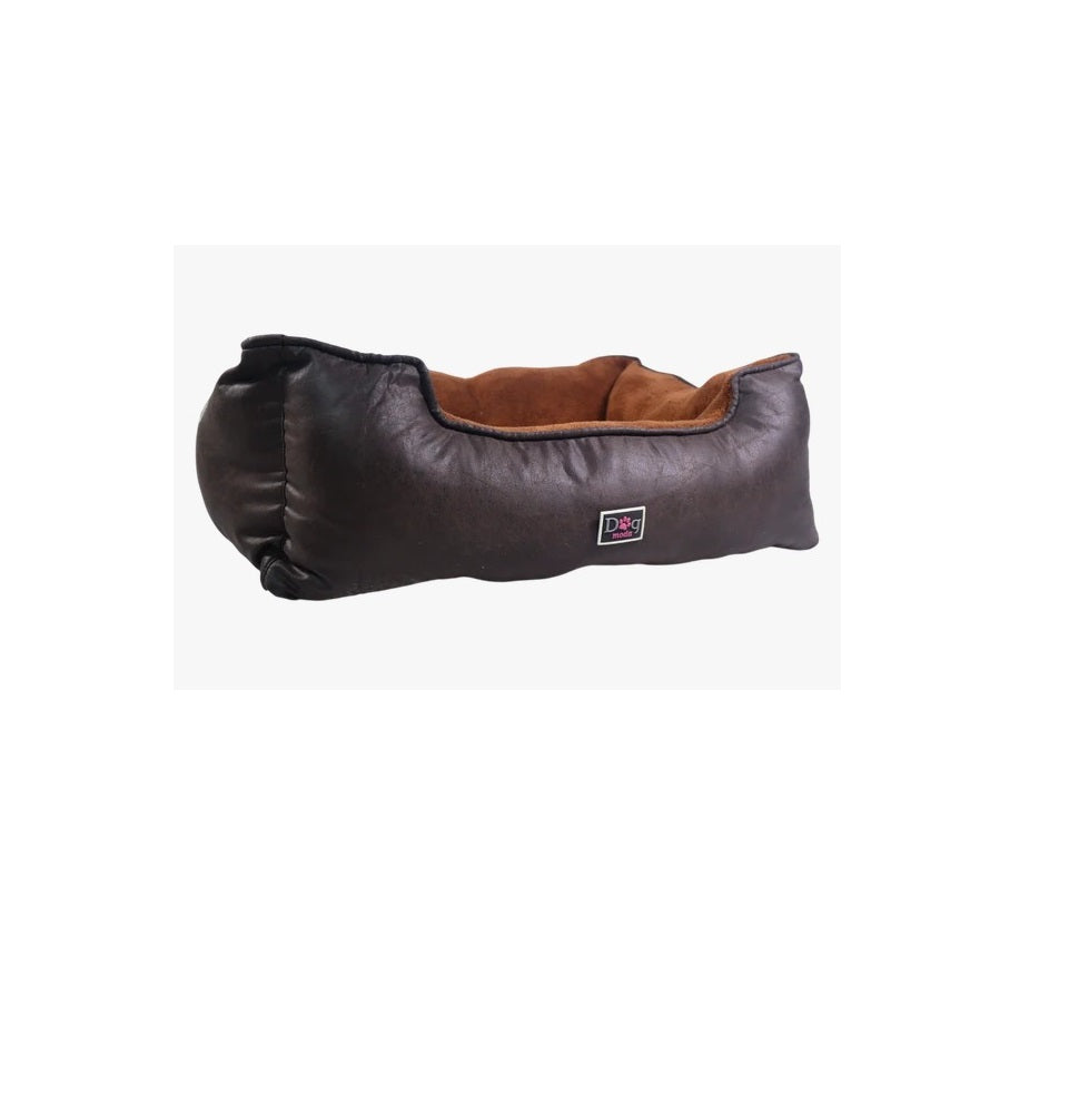 Dog moda Classic Leather bed 85 in 65 cm