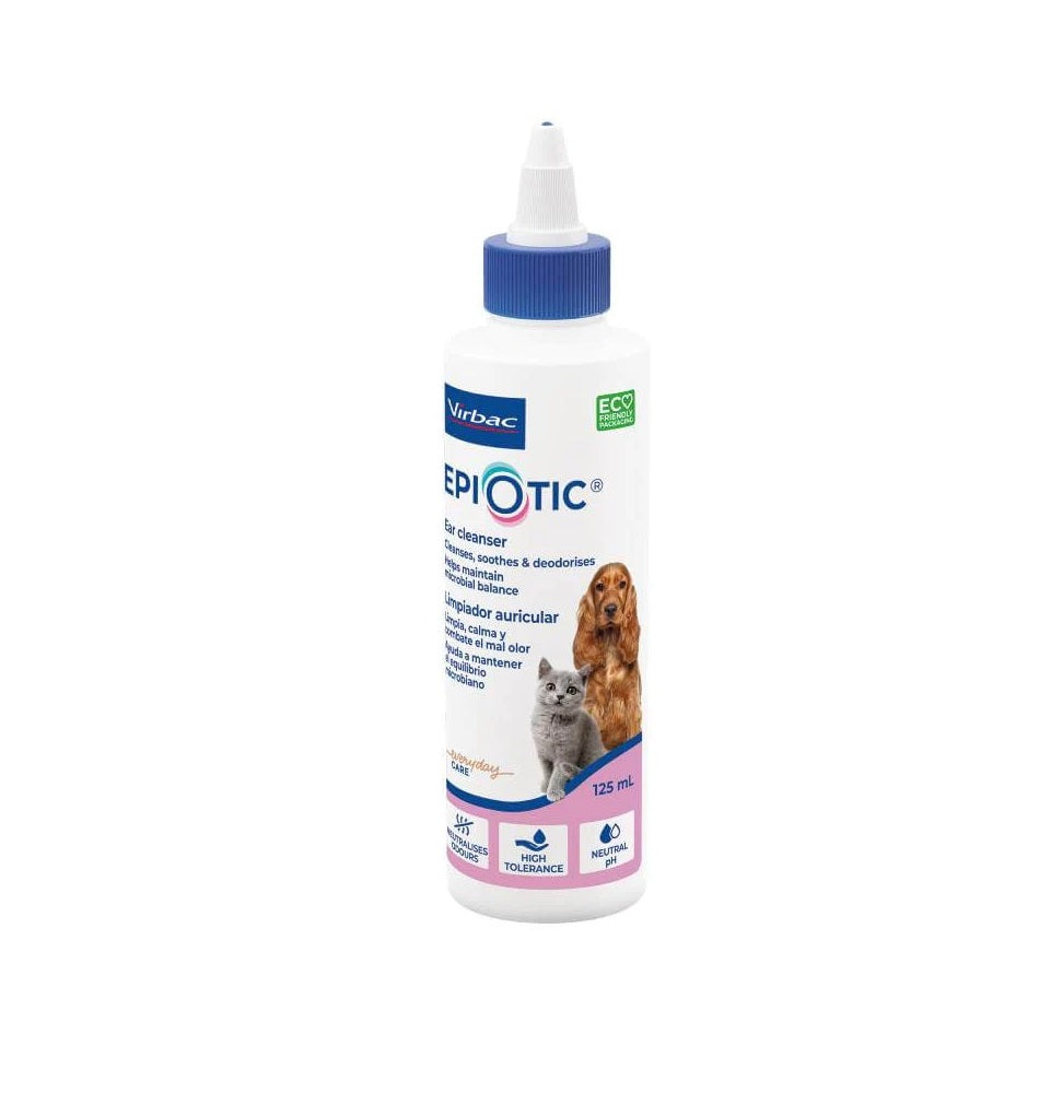 Virbac Epiotic Ear Cleanser for Dogs and cats 125 ml