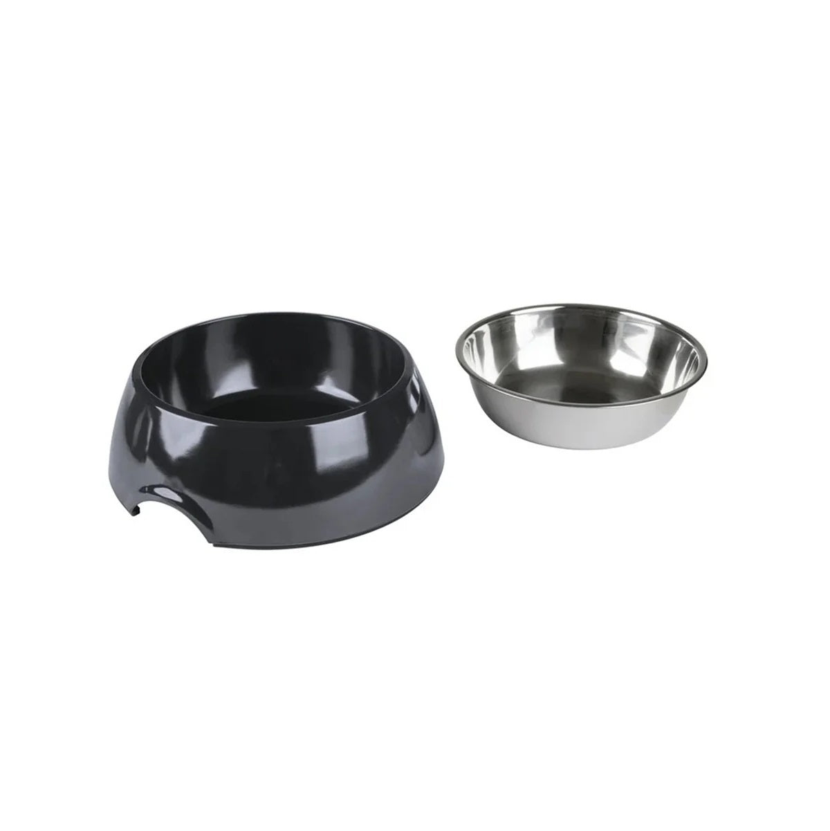 ZooFari Food Or Water Bowl Black approx 700 ml
