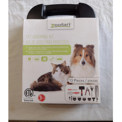 Zoofari Pet Grooming Set 13 Pcs