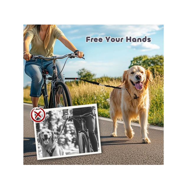 Zoofari Dog Harness No Pull Leash Bike Trainer Lead for Cycling