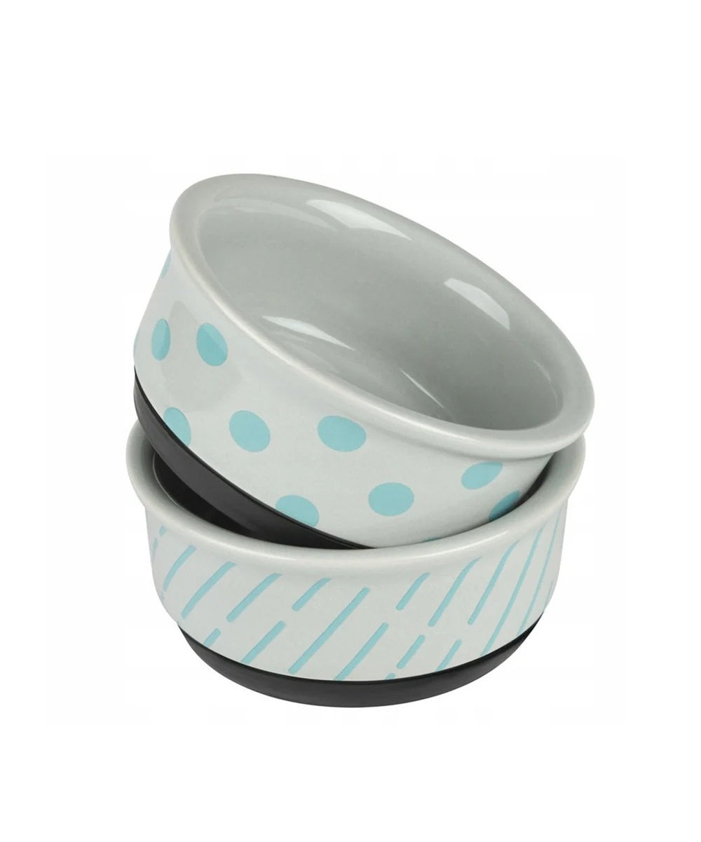 Zoofari ceramic bowl with rubber bottom