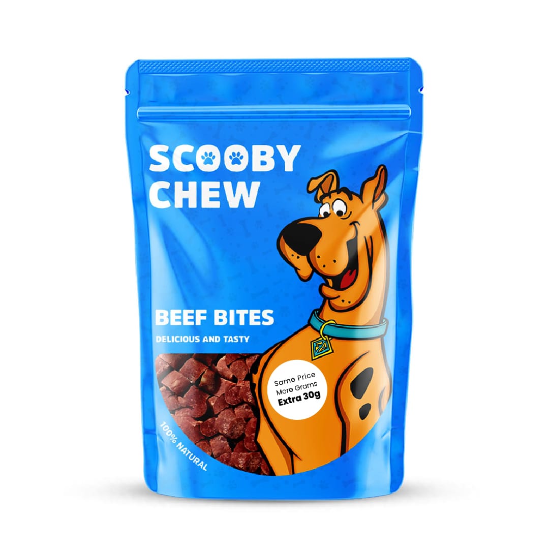 Scooby Chew Beef Bite Dog Treats 120 gr