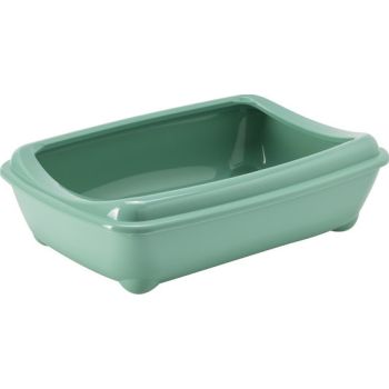 Moderna Artist-O Green Cat Litter Tray with Rim
