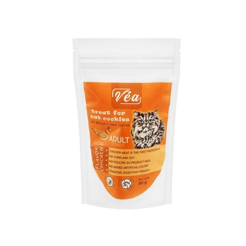 Vea Cookie Treats with Chicken for Sensitive Adult Cats 80 gr