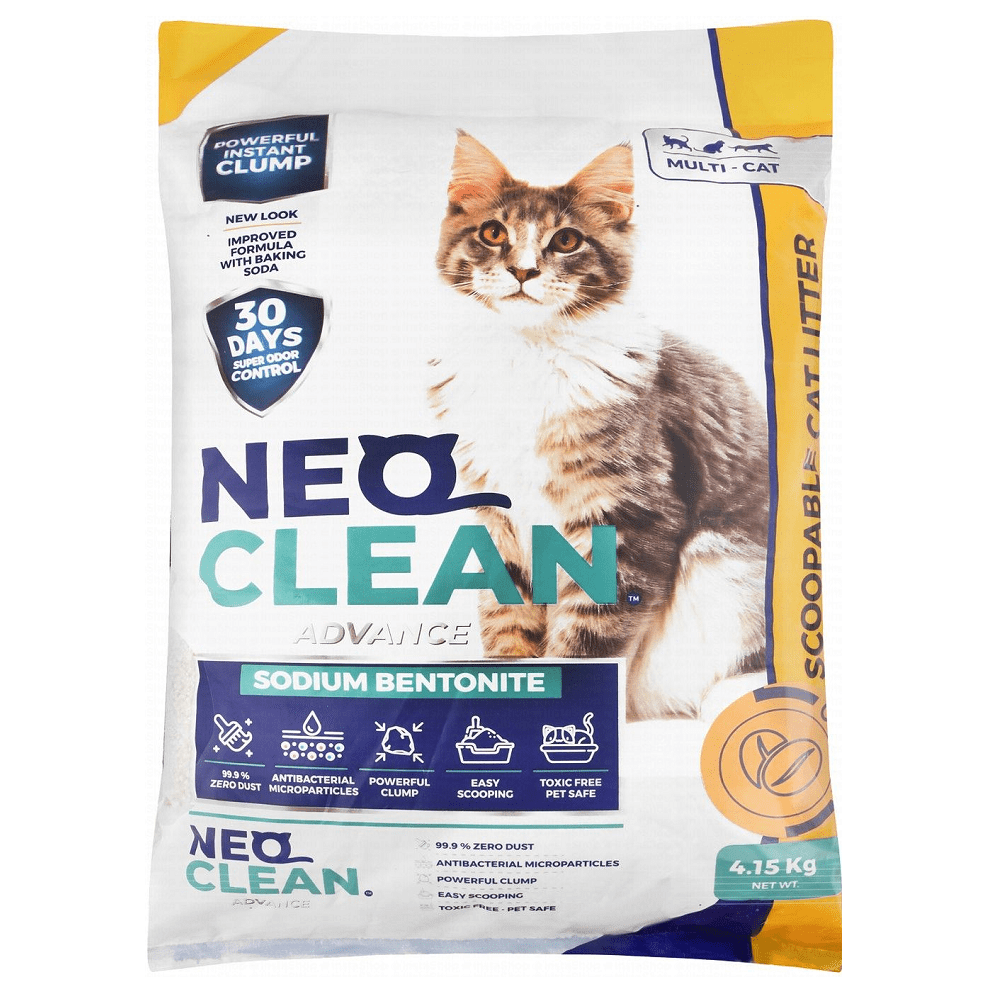 Neo Clean Sodium Bentonite Clumping Cat Litter coffee Scent  4.15 kg