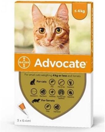 Advocate Cat Advocate Spot On Solution for Small Cats Up to 4kg 0.4 ml