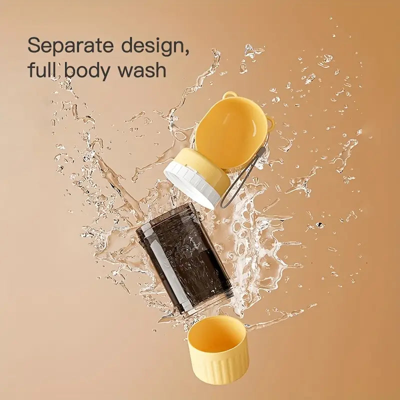 Portable pet water bottle and food container 400 ml