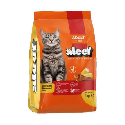 Aleef Cat Aleef Dry Food with Chicken and Corn for Adult Cats 1 kg