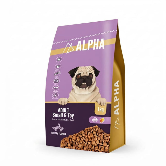 Alpha Dog Alpha Dry Food for small adult With Poultry 1 kg