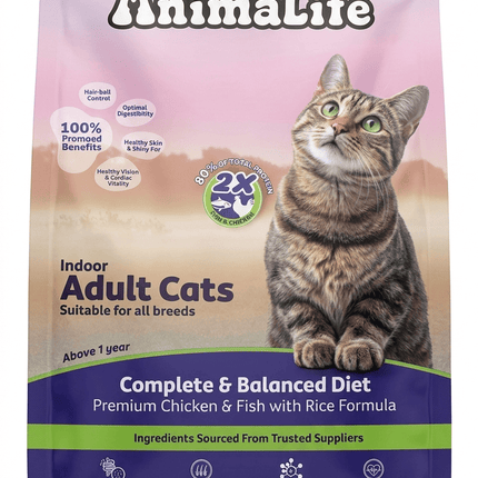 Animalife Cat Animalife Indoor Adult Cat Food Chicken And Fish 1 kg
