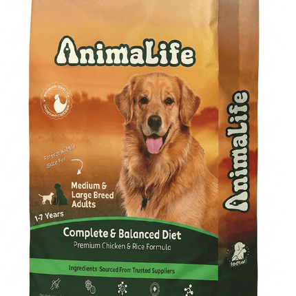 Animallife Dog Animallife Adult Dog Food with Chicken – 10kg