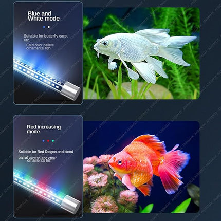 Aquarium Fish T4LED-600B Aquarium LED Light 8W 60-80cm Amphibious Energy Saving Fish Tank Plant Lighting