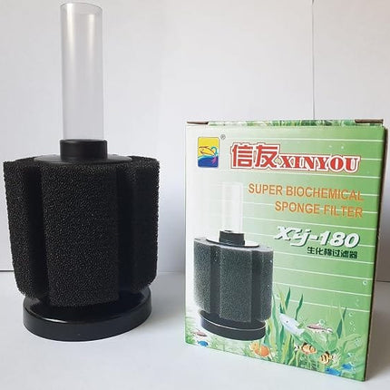 Aquarium Fish XY-180 Submersible Sponge Filter for Small Aquariums and Fish Tanks