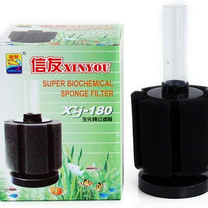 Aquarium Fish XY-180 Submersible Sponge Filter for Small Aquariums and Fish Tanks