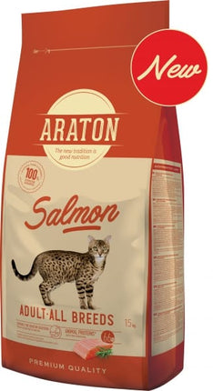 Araton Cat Araton Dry Food For Cats Adult Salmon 15 kg
