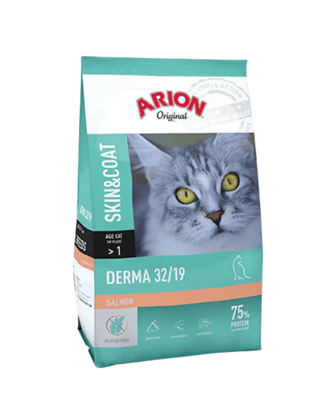 Arion Cat ARION Dry Food For Cat Original Derma 32/19 Salmon 7.5kg