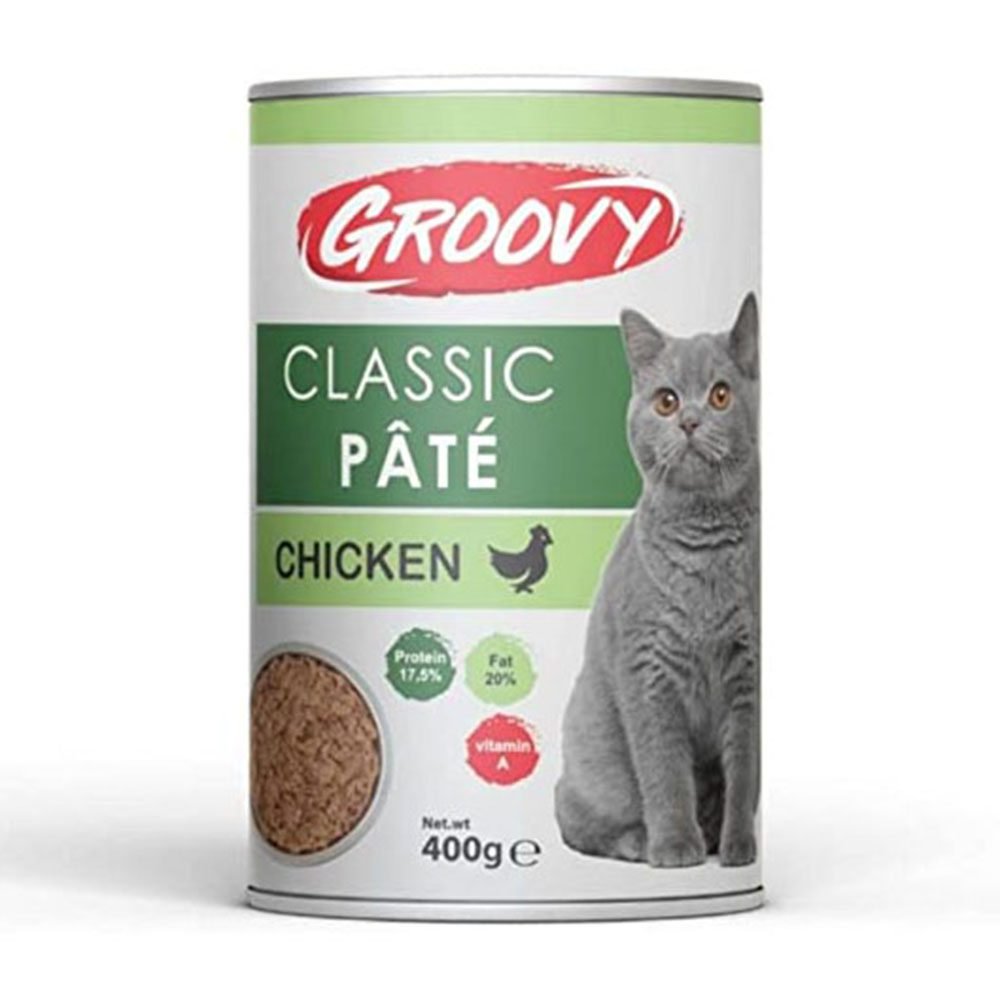 Groovy  Pate Canned for cat  With Chicken 400g