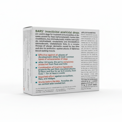 bars Dog BARS® Insecticidal Drops For Dogs From 20 Kg to 40 kg